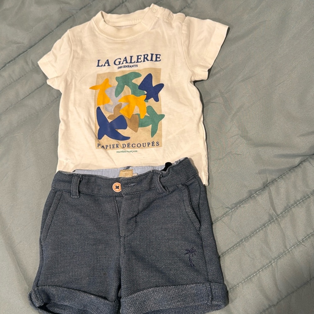 2 pc baby boy set